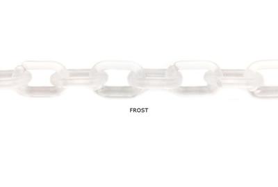 AC1006 Acrylic/Plastic Link Chain CHOOSE COLOR BELOW
