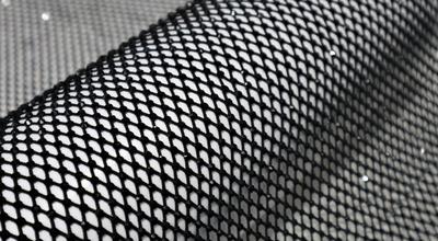 AF11-STRECH INTENSE RHINESTONE FABRIC 30 CM X5 METER / 11.8" X 196.8"