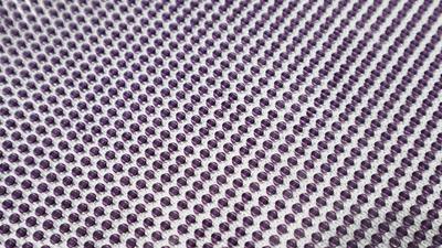 ELASTIC RHINESTONE X FABRIC I PURPLE & CLEAR CRYSTAL