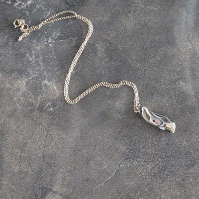 Mini Knife Necklace / Mother of Pearl Inlay