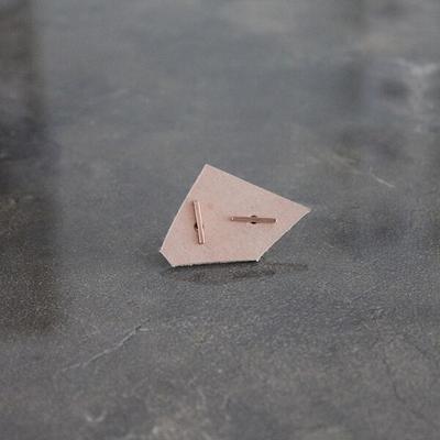 Stud Shapes Earrings / Rose Gold