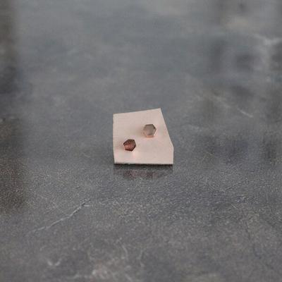 Stud Shapes Earrings / Rose Gold