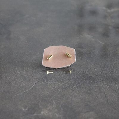 Stud Shapes Earrings / Gold