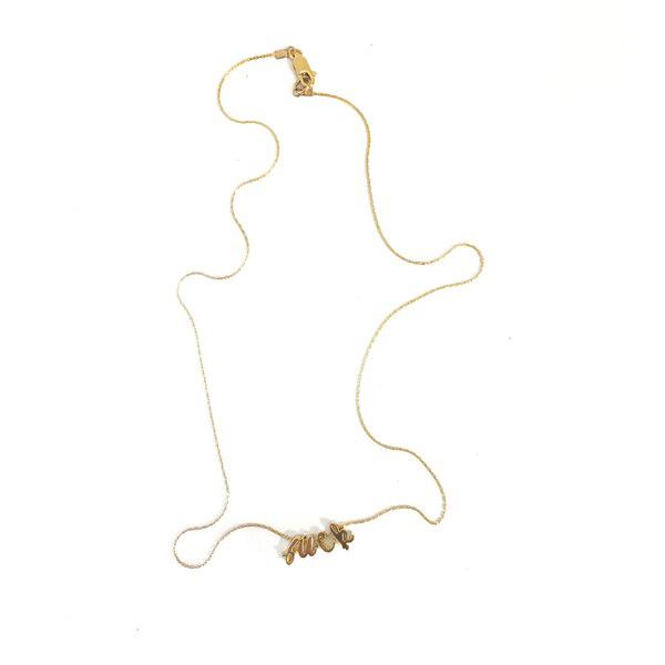 Fuck Necklace / Cursive