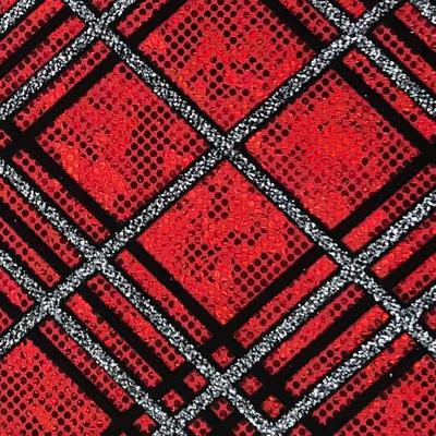 Mary Jane Shattered Glass Spandex - Volcano