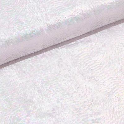 Argyle Shattered Glass Spandex - Snow White