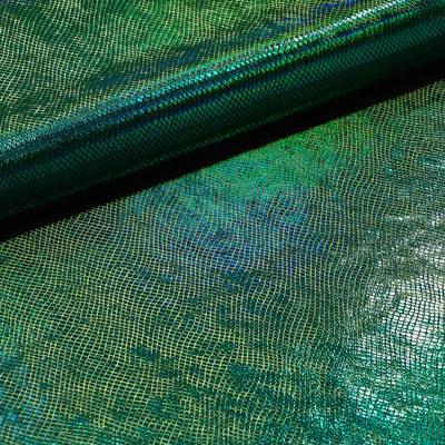 Cobra Foiled Velvet - Kelly/Green