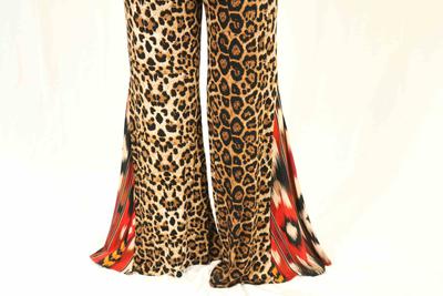 DAL0402 Bellbottom Leopard Print Pants regular
