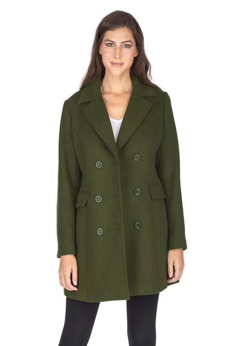Haute Edition Women's Wool Blend Double Breasted Coats