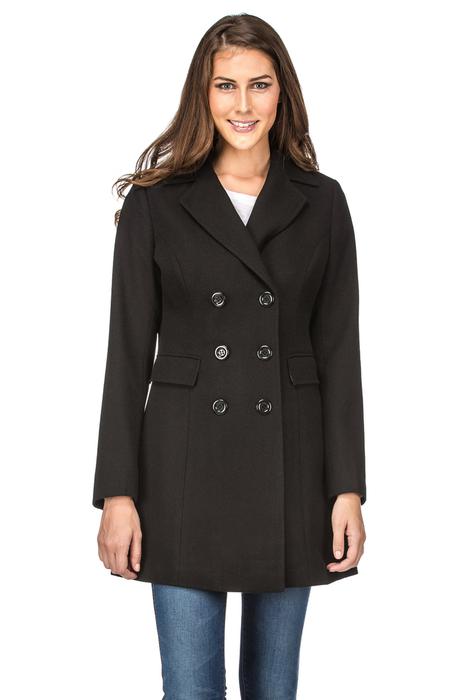 Haute Edition Women's Wool Blend Double Breasted Coats