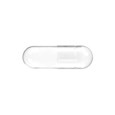 Gelatin Clear Empty Capsules- Size 00