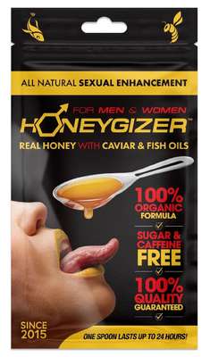 HONEYGIZER ROYAL HONEY w/GINSENG–12 Sachets