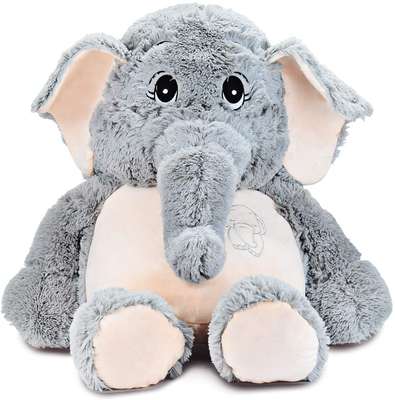 IKASA Giant Elephant Stuffed Animal Plush Toys Gifts Gray
