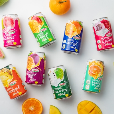 Best Quality Natural Mango Juice Drink Canned 330ml Pure Juice Drink Made by NAWON in Vietnam Factory GMP OEM ODM