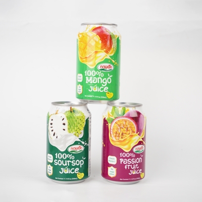 Best Quality Natural Mango Juice Drink Canned 330ml Pure Juice Drink Made by NAWON in Vietnam Factory GMP OEM ODM