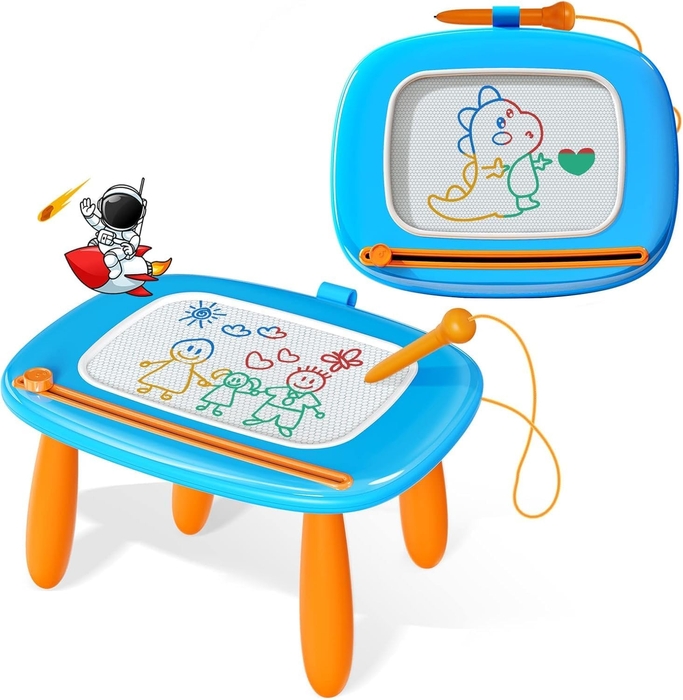 Magnetic Drawing Board Toddler Girl Toys for 1-2 Year Old Doodle Board Pad Learning and Educational